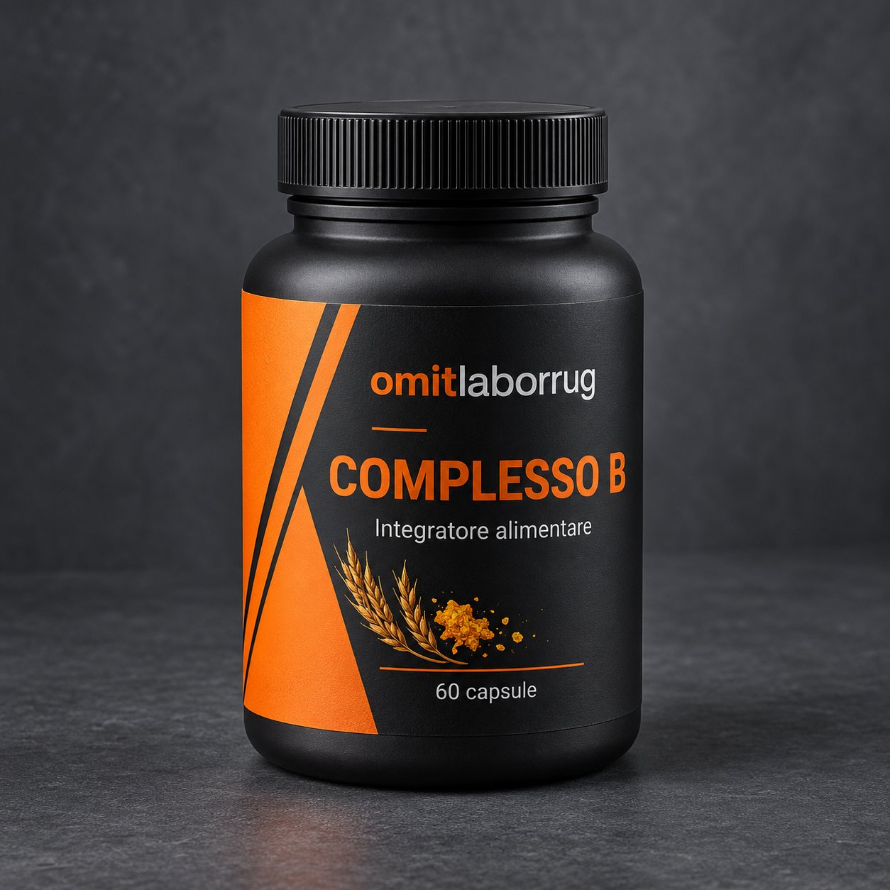 Barattolo di Complesso B, integratore alimentare, 60 capsule