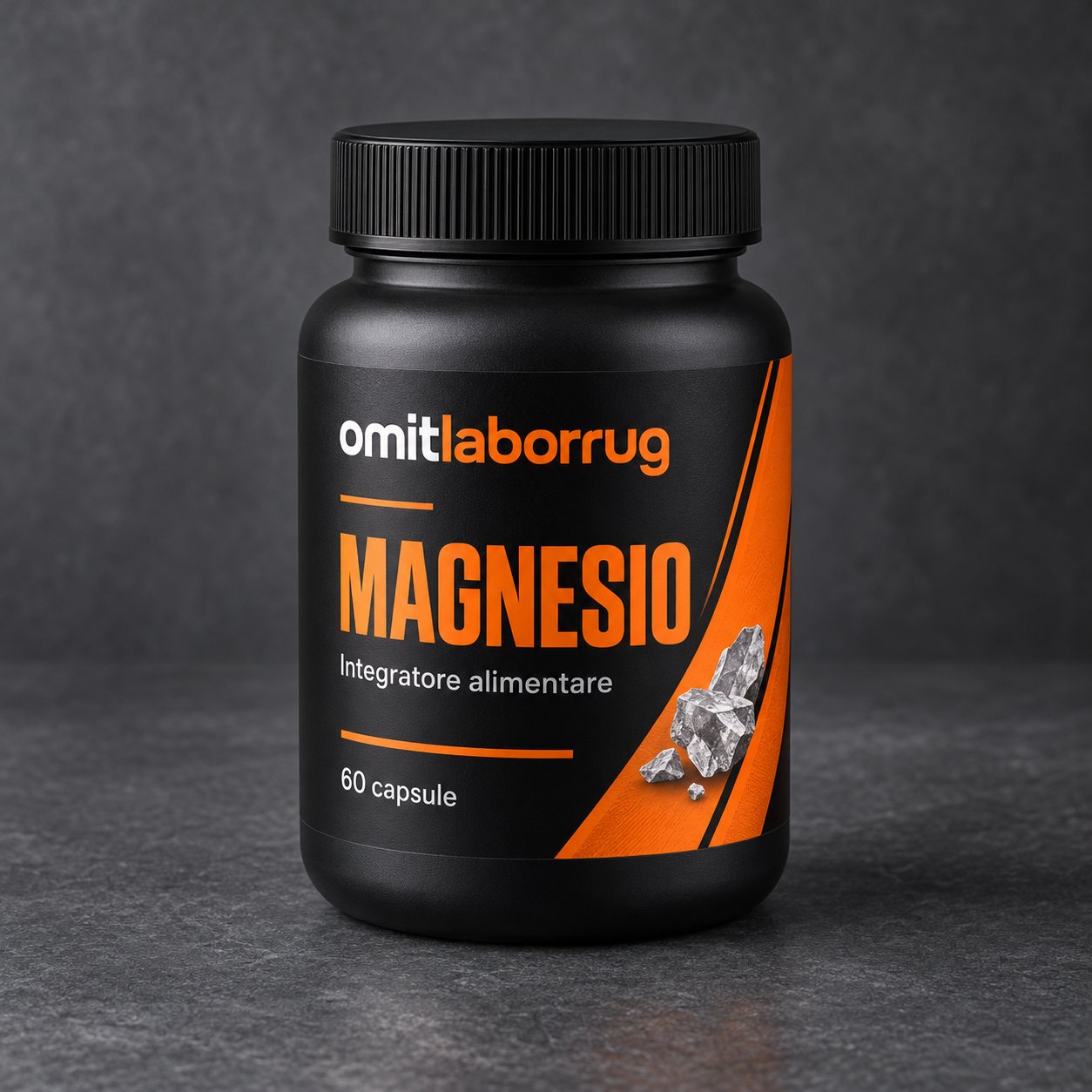 Barattolo di Magnesio, integratore alimentare, 60 capsule