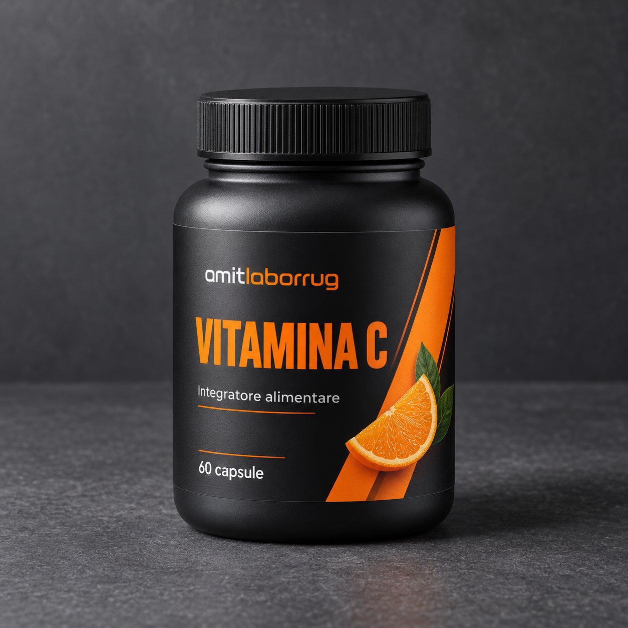Barattolo di Vitamina C, integratore alimentare, 60 capsule